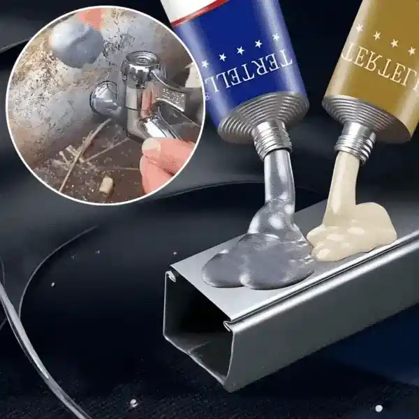 GlueStar, двукомпонентен лепило за студено заваряване и прости ремонти (2 туби)